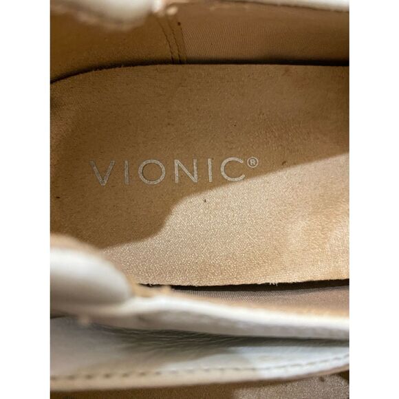 Vionic Penilope White Leather Slip-On Sneakers Women’s Size 8 main image 5